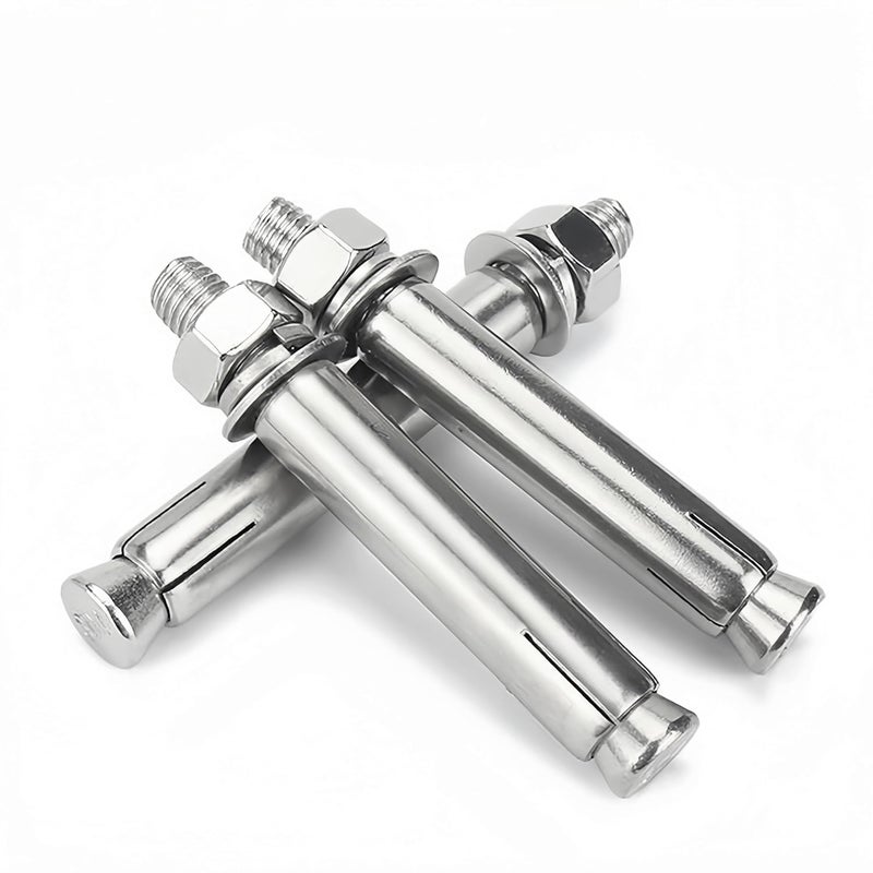 NACX M8 x 100mm External Hex Expansion Bolts Screw Sleeve Anchors, 304 Stainless Steel, 4Pcs - Image 4